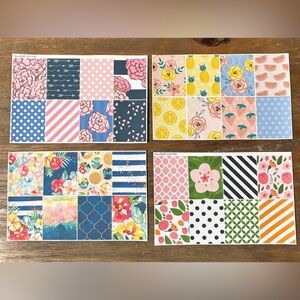 16 Planner full box sticker sheets | Various designs | Fits Erin Condren vert.